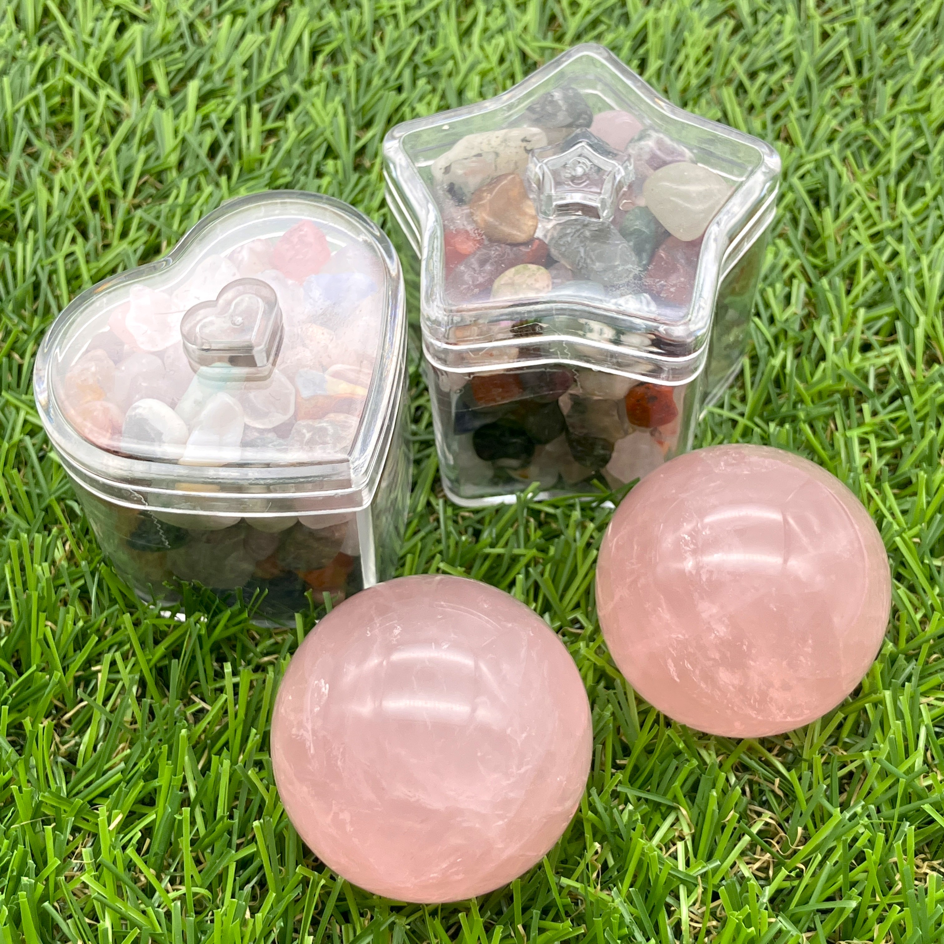 ローズクォーツ丸玉 | 天然石・パワーストーンの卸専門店【創業40年の